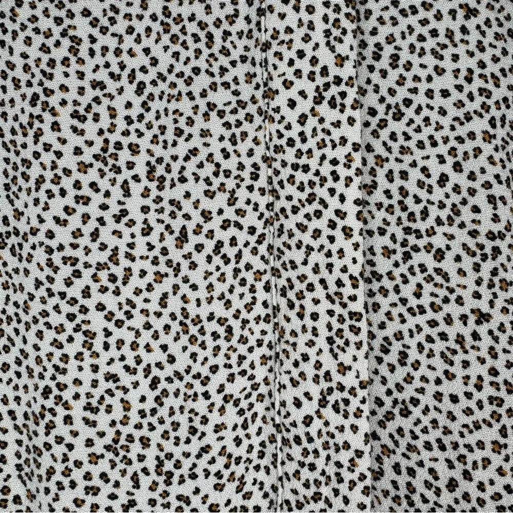 Banana Republic ECOVEROM BALLOON-SLEEVE BLOUSE Leopard Animal Print Size XXS - Picture 3 of 8